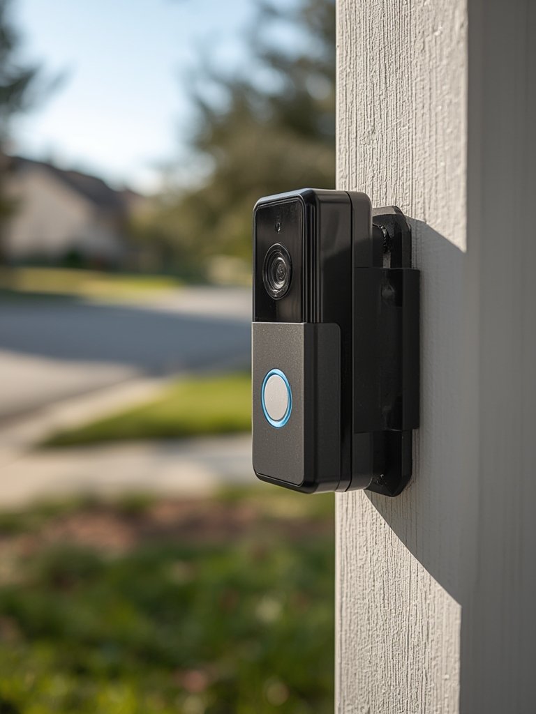 doorbell mount in action