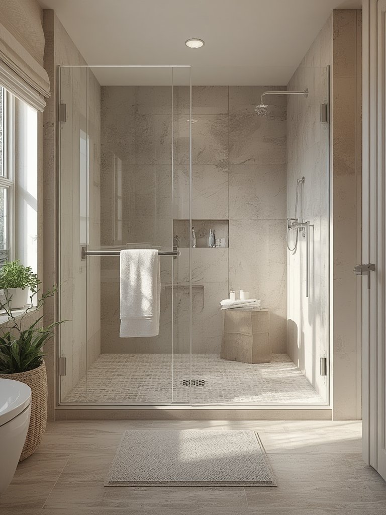 Curbless shower - Illustration 3