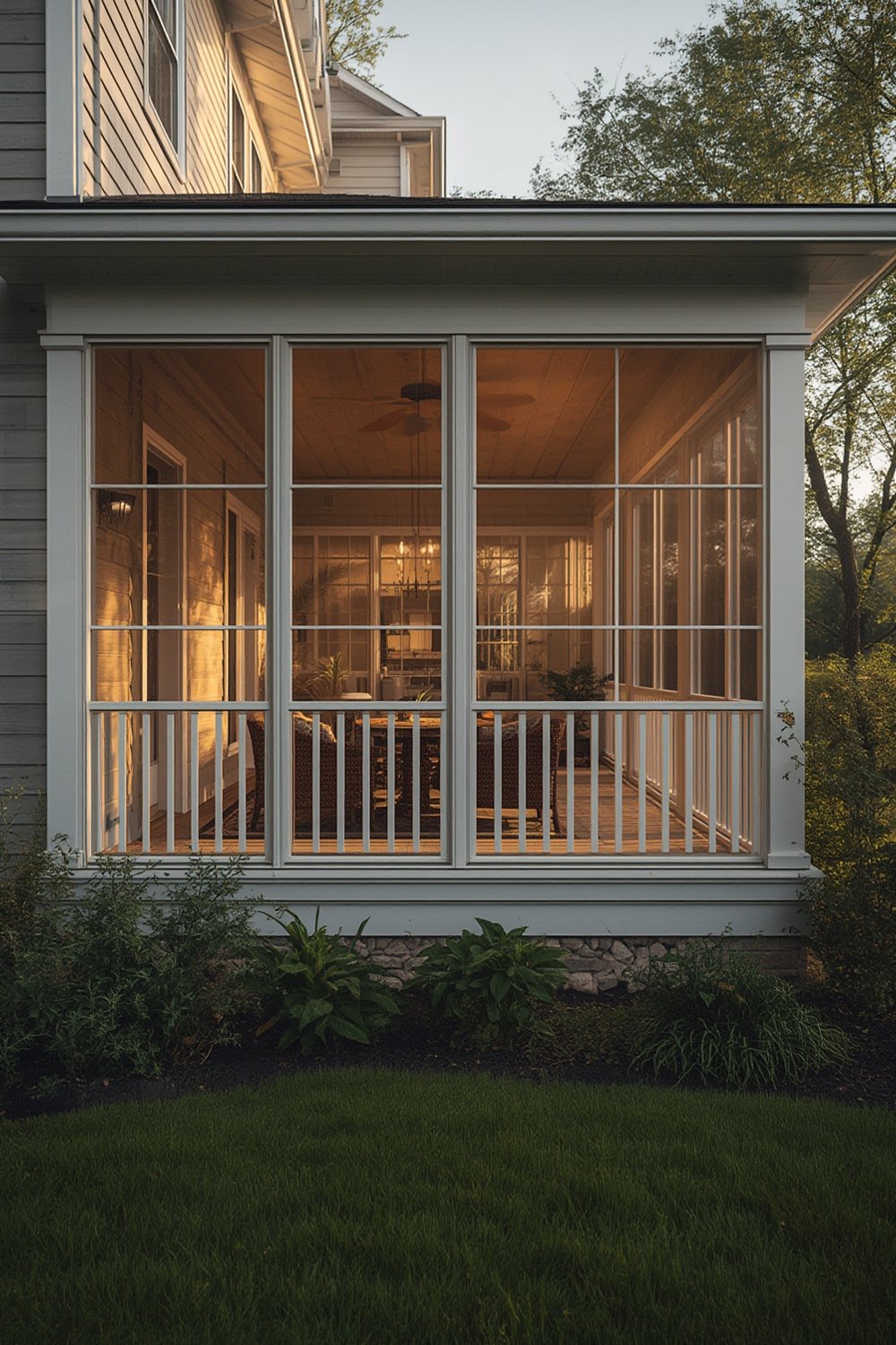 Enclosed porch conversion - Illustration 1