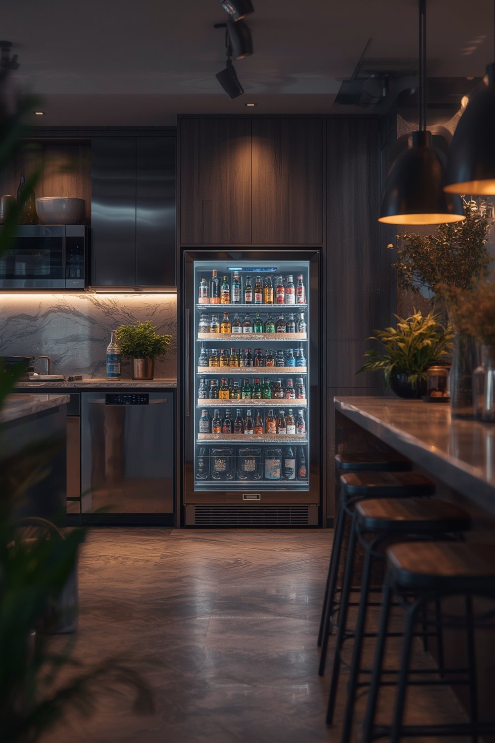beverage refrigerator product view
