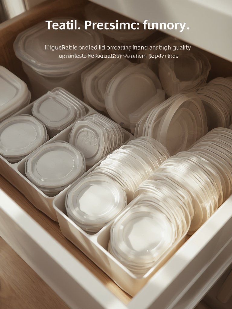 lid organizer in action