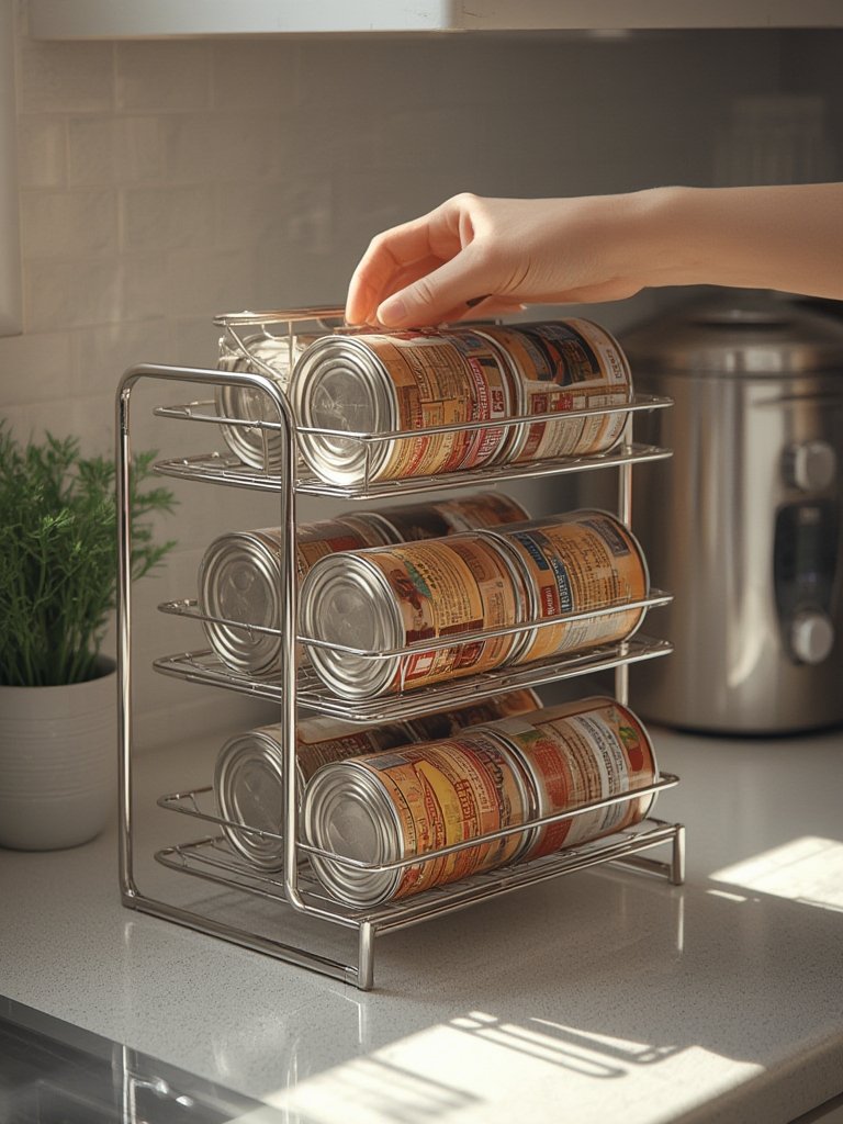 can organizer in action